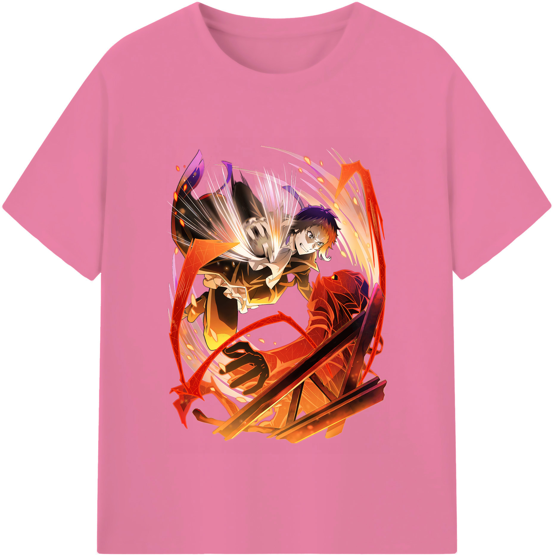 （画像用） 文豪ストレイドッグス Bungo Stray Dogs 綿100％半袖Tシャツ（フロントプリント）